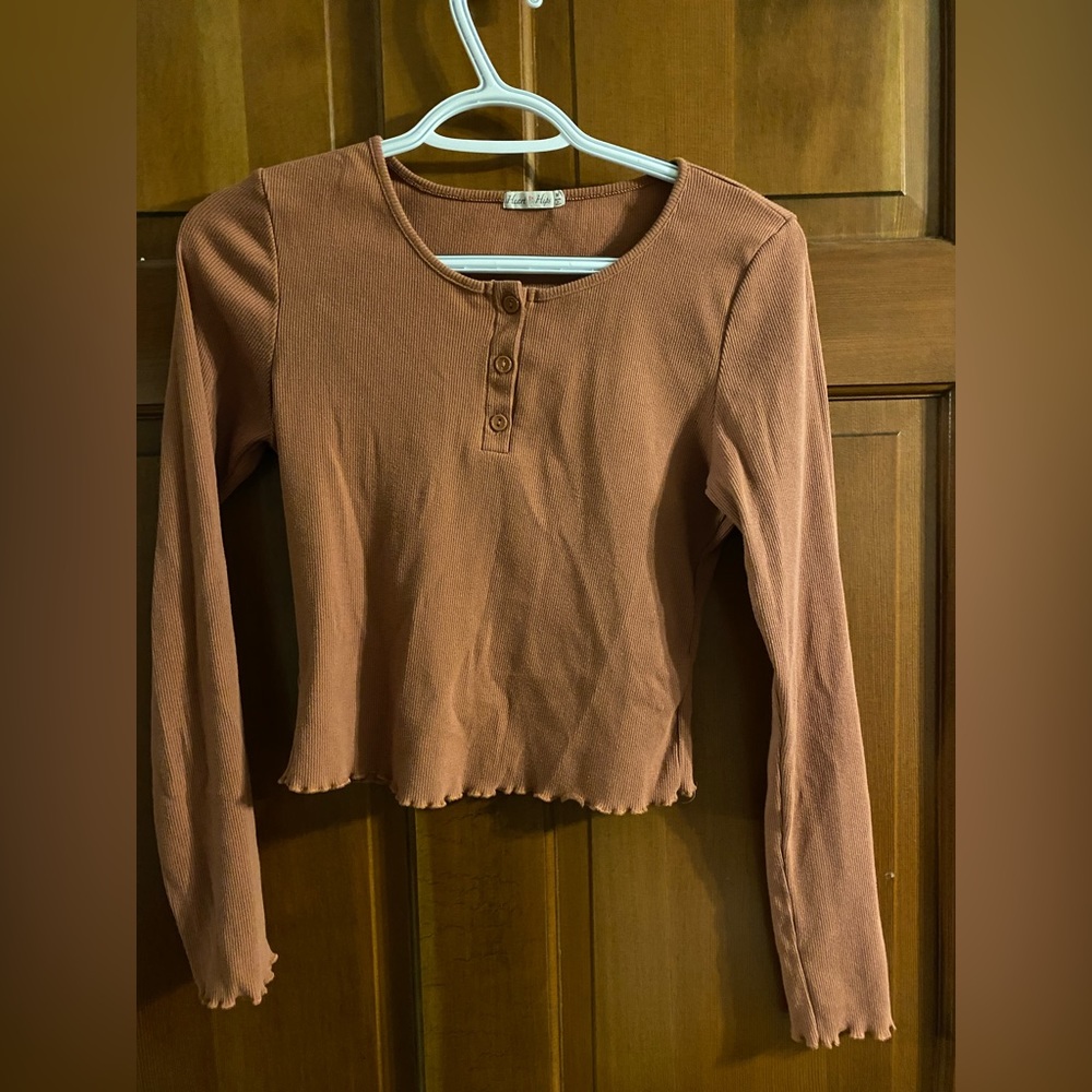 Dusty red crop top!